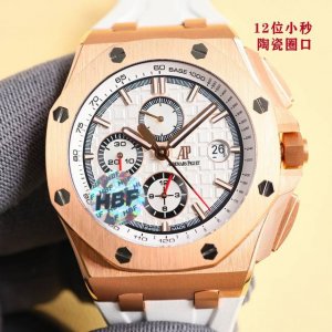 统一 Hbf Factory 爱彼 皇家橡树离岸型系列26238:封顶之作 杜绝一眼假 在 厂原有的基础上 潜心研发 突破壁垒 打破原装封锁技术 同步原装独家计