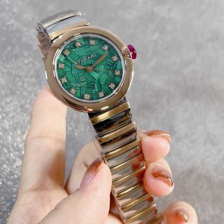 Bv小号28Mm Bvlgari 宝格丽 Lvcea系列新款女士腕表，这是女神专属的唯美单品，高贵奢华而内敛，百搭神器又有无限气质高雅，质量更是超强，316L精 - 点击图像关闭