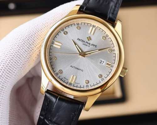 金+50 匠新之作2025推出最新款式百达翡丽patek philippe高版本高级自动腕表 表盘 针 采用夜光设计 男士腕表简单不失大气 40Mm表径 316