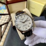 白 金600经典再次升级，两种机芯随意选择 复古风是不老的时尚潮流 简约复古 经典热卖 浪琴-Longines 男士腕表 全自动机械 西铁城8215机芯 矿物强