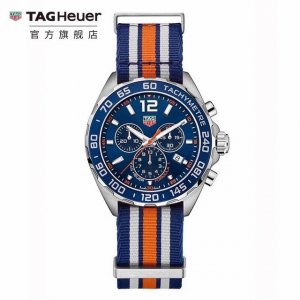 新款泰格豪雅高颜值新上线，硬货。Original Tagheuer,泰格豪雅F1系列 石英表，专柜1万+。帅气尼龙表带！蓝宝石镜面，超强夜光指针，原装机芯，支持