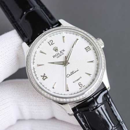 实价无让利金银同价： 最新首发 销冠王 劳力士 Rolex 精致之作，尽享奢华！ 类型：精致款男士腕表 更卓越 最佳设计表带：真牛皮表带 更舒适 真男人佩戴机芯 - 点击图像关闭