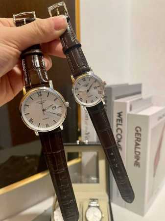 白 金 钢20 浪琴-Longines 情侣对表 原装进口石英机芯 316L精钢表壳 直径男39Mm女29Mm 厚8Mm如果今天的阳光停止了它耀眼的光芒。那么你 - 点击图像关闭