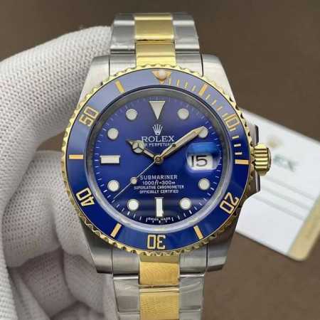 外贸热销！劳力士Rolex 水鬼系列 搭载原装进口机械机芯，零返修，原版机芯开模制作，无噪声，日历瞬跳，上链手感与一致.. 原版表扣做工很精致 上手就是 跑时精 - 点击图像关闭