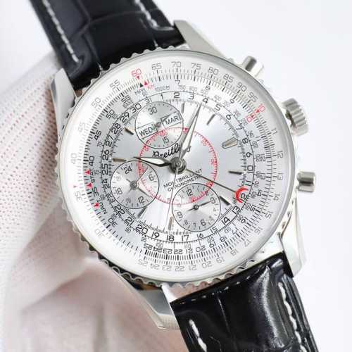 顶级复刻 百年灵 Breitling，蒙柏朗计时系列a21033012重磅来袭！Bn8 1这款复杂多功能计时腕表，有日历，月份，星期，24小时显示，计时功能等，