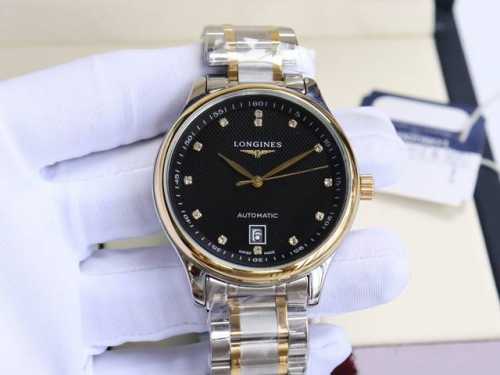 更好品质私聊 浪琴-Longines 名匠系列 再次升级版本 多次反复修缮至完美 极致严格的质量保证。确保采用原版式抛光和拉丝工艺，高硬度水晶镜面，更加透彻明亮