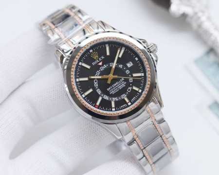 尊享价 品牌：劳力士-Rolex 类型：男士腕表 壳套：顶级版316精钢l 表带：316L精钢表带 机芯：日本西铁城8215机械机芯 镜面：矿物质防刮镜面玻璃 - 点击图像关闭