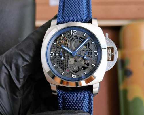 白壳 间黑 沛纳海 Panerai 弧型镀膜玻璃 44Mm*16Mm 迷彩胶表带搭配原装针扣 全自动机械 一款来自硬汉的手表