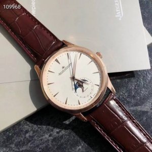 Sj出品 白壳 金壳 钻50 Zf 积家 Jl 月相大师系列 Rm6 表壳直径39Mmx9.9Mm与原装同步。六点钟的子盘拥有阳历阴历 月相 双期显示，月相一月