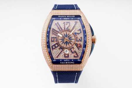 Abf完美V3真丁版 Franck Muller 法穆兰 Vanguard V45 满天星面 完美升级 1. 字面所有字丁 采用以原装 高度结构开模 以平面拉砂 - 点击图像关闭