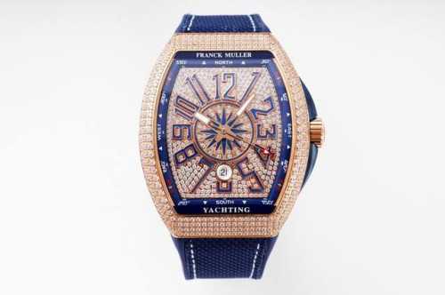 Abf完美V3真丁版 Franck Muller 法穆兰 Vanguard V45 满天星面 完美升级 1. 字面所有字丁 采用以原装 高度结构开模 以平面拉砂