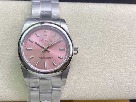 Sk厂 V2版 劳力士rolex 蚝式恒动型31Mm，升级了全拉丝表带和冲压logo皇冠 直径 31Mm 机芯 搭载全自动机械机芯 圈口 光圈 镜面 防刮蓝宝石 - 点击图像关闭