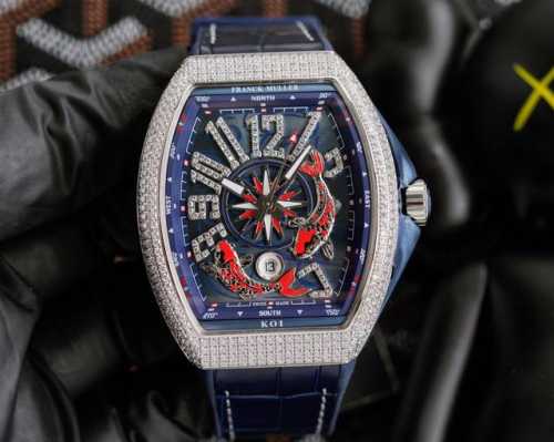 完美细节 Abf 最高品质 新款到货 Franck Muller 法兰克穆勒 Fm Vanguard Yachting V45遊艇系列 44X54 Mm1.表壳