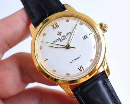 白壳 金玫壳 百达翡丽-Patek Philippe-火热新款式，新款锅盖，耗时长达8个月！超薄男士自动机械腕表，采用进口原装9015机芯，每小时振频2 0次， - 点击图像关闭