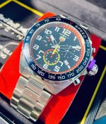 新款，高颜值 ，包装加50。Original Tagheuer 泰格豪雅F1系列，石英男士腕表 原单货！六针计时带日历！瑞士原装机芯！精钢表带表壳，蓝宝石玻璃！