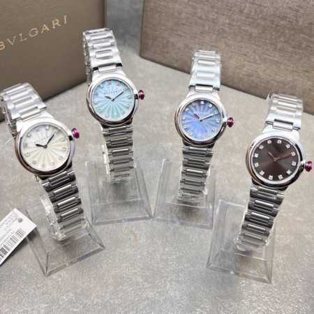 Bv 小号28Mm！蓝宝石镜面！ 宝格丽Bvlgari Lvcea光的力量 全新表盘采用珍珠贝母嵌花工艺 呈现造型立体感的旭日纹图案 闪烁太阳光芒 把幸运佩戴身 - 点击图像关闭