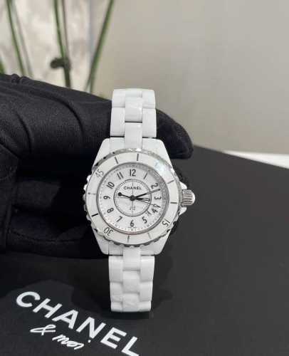 出货实拍所见即所得～ Chanel J12 33Mm38Mm银数字银针石英款