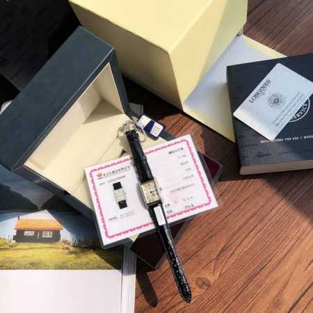 现货 浪琴黛綽维纳，真钻原装机芯。独家狠货来袭！渠道货！支持任意验货，林志玲同款！浪琴表黛绰维纳鳄鱼皮系列！20.80 X 32Mm 石英女士腕表！表盘镶嵌46 - 点击图像关闭