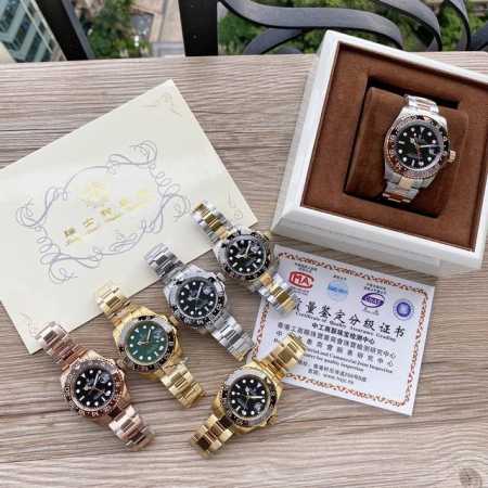特价白壳 金壳 劳力士rolex Gmt-格林尼治系列 全自动机械40Mm ，加大号44Mm 三珠钢带、五珠钢带任君挑选 - 点击图像关闭