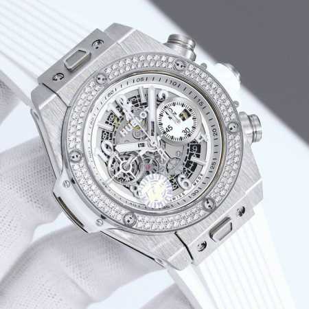 白壳 金壳 圈口钻 满钻 Zf 最新款新面出货 宇舶 恒宝 Hublot 英勇无畏，拳拳出击，简称“Hub”“恒宝”，Bigbang大爆炸元素材料计时码表v2版 - 点击图像关闭