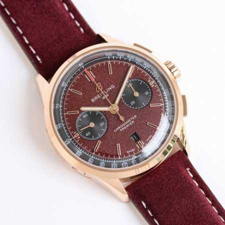 顶级复刻 Tw新品 百年灵 璞雅b01计时腕表premier B01 Chronograph 吴彦祖同款 Bn5 材质 316L精钢 直径 42毫米 厚度 13 - 点击图像关闭