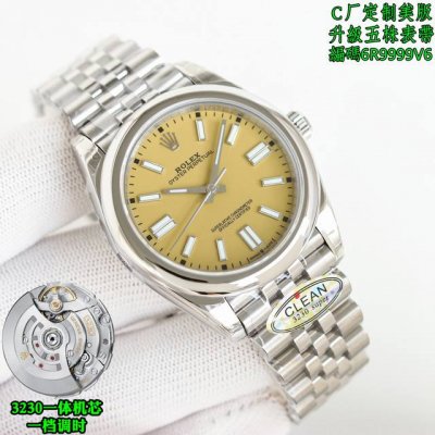 Sj出品 新品，升级版，升级版， Clean厂 C厂 劳力士 Rolex Mk1 蚝式恒动系列 最新搭配五珠链 00 最新款10种字面颜色到货 3230机芯一档