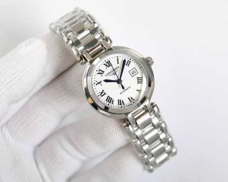1110全新推出Longines浪琴优雅心月系列腕表 机芯 搭载全新6T51全自动机械机芯，技术成熟十分稳定动力储备高达48小时 机械走时 时刻律动感让人心醉神 - 点击图像关闭