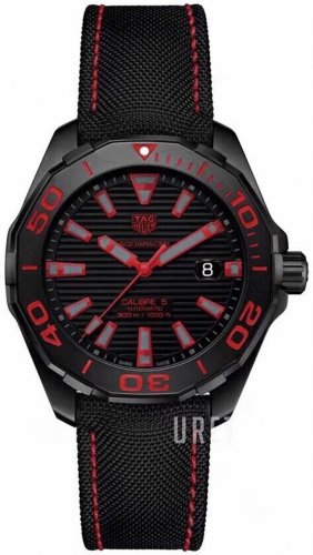 高颜值皮带款，钛壳！硬货。Original Tagheuer,泰格豪雅竞潜系列机械表，专柜1万+。 ~43Mm表径，蓝宝石镜面，超强夜光指针，原装机芯，支持拆机