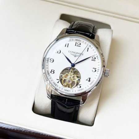 全新升级 经典之作 浪琴-Longines 男士腕表 全自动机械机芯 矿物强化玻璃 316L精钢表壳 真皮表带 简约风格 商务休闲 尺寸:直径40Mm 厚度12 - 点击图像关闭