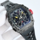 理查德米.勒Savir-Faire设计了一款名为 Rm 3 Rafaelnadal 的B 一体陀飞轮 腕表，五级Carbontpt碳纤维，表带采用马来西亚进口纯