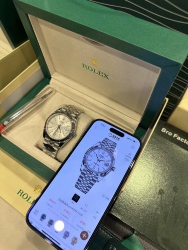 现货实拍Bro劳力士 白色表盘全自动机械表 日志型系列 型号M126334-0010 公 顶级版本-机芯 直径41Mm