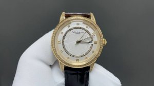 百达翡丽patek philippe-火热新款式，新款锅盖，耗时长达8个月！超薄男士自动机械腕表，采用进口原装9015机芯，每小时振频 0次，零返修质量，直径4