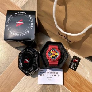 230G-Shock卡西欧Ga-100B潮流时尚运动手表适合情侣 学生 潮男 潮妞们佩戴大表盘 简洁大方的设计 手表抗震设计 ，表带树脂的，随秒表（精确到110