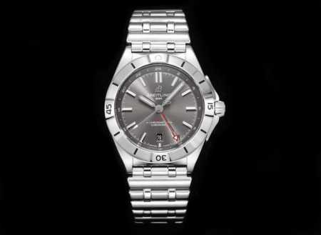 统一价： 百年灵breitling，机械计时系列a32398101M1A1！ Chronomat Automatic Gmt 40 重磅来袭！ 1这款双时区腕表 - 点击图像关闭
