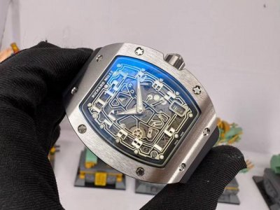 新版Rm67-01改装升级对版原装尺寸38.7×47.5×7.75厚度 五级钛合金 DDD 侧面壳更正斜边处理 更加接近原装 DDD 接受预定 DDD