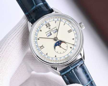 白1450-金1950 vc 重磅推出！江诗丹顿历史名作系列3100V/00R三重日历腕表！全真功能！市场最高版本！【表壳】腕表特别！尺寸为40Mm，采用三重凹 - 点击图像关闭