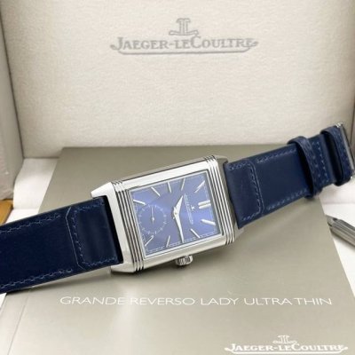 Reverso Classic Large Duoface Small Second男款翻转系列：尺寸：49Mmx29Mm、研发精密铸造而成，精选854A 2手