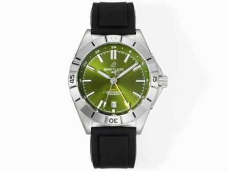 百年灵Breitling，机械计时系列A32398101M1A1！ Chronomat Automatic Gmt 40 重磅来袭！ 1这款双时区腕表盘面简洁凌 - 点击图像关闭