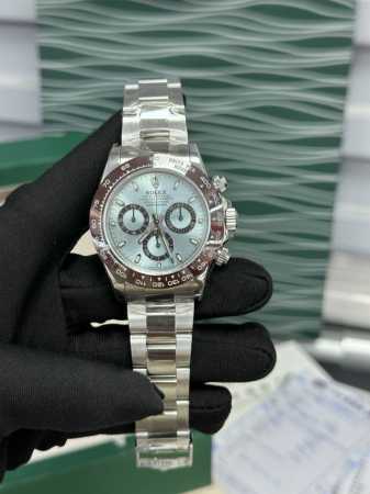 独家实拍图 劳力士冰蓝迪，迪通拿系列7750机芯！复刻版本 Rolex Daytonaswiss Movement Is Of High Quality - 点击图像关闭