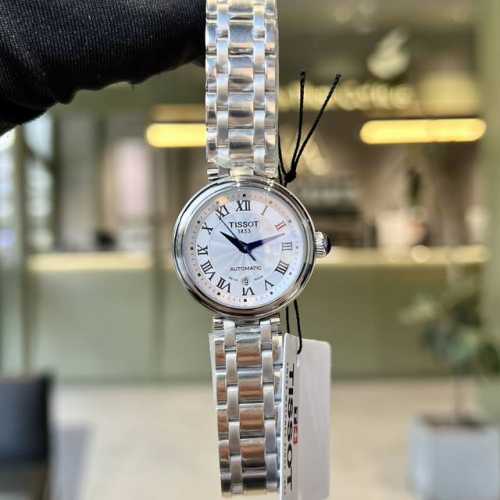 皮钢同价 Original Tissot 原单天梭t126 2022新款小美人系列女士机械爆款推荐 搭配进口， 采用2671 自动机械机芯。蓝宝石镜面 361L
