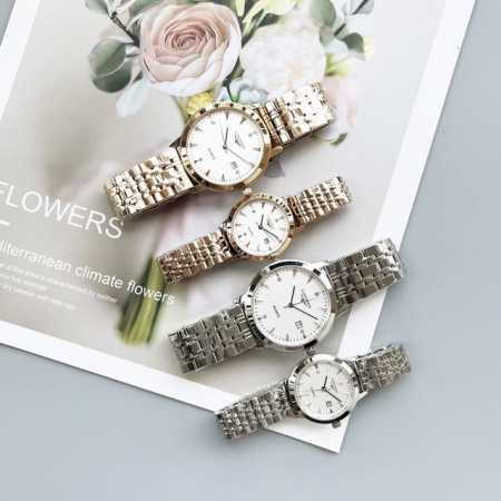 白皮 金 钢20浪琴-Longines 情侣对表 原装进口石英机芯 316L精钢表壳 直径男39Mm女29Mm 厚8Mm如果今天的阳光停止了它耀眼的光芒。那么你 - 点击图像关闭