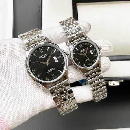 白壳 金壳 钢带+20浪琴-Longines 精品情侣腕表 经典三针设计 尊贵大气 绅士风范 卓越品质 热卖全城 采用进口石英机芯 顶级316精钢表壳 进口小牛 - 点击图像关闭