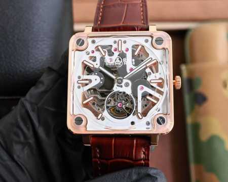 柏莱士 Bell & Ross Br-X2 Tourbillon Micro Rotor 机芯：机芯编号 0。 自动上弦机械机芯。 功能：时针和分针。6点位置的 - 点击图像关闭