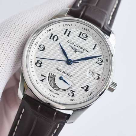 Longines 浪琴 名匠系列 动能腕表压轴登场！Lm1 真一体机 1腕表尺寸40X10毫米。表壳尺寸工艺完美复制原装工艺 2柳叶形蓝钢淬火表针，针型和工艺均 - 点击图像关闭