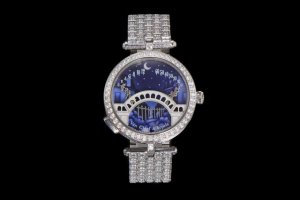 梵克雅宝 四季情人桥腕表 梵雅克宝-Van Cleef&Arpels诗意复杂能功系列 恋人之桥最浪的漫手表 瑞定士做石英机芯升级最新版 蓝宝石玻璃镜升面级 表直