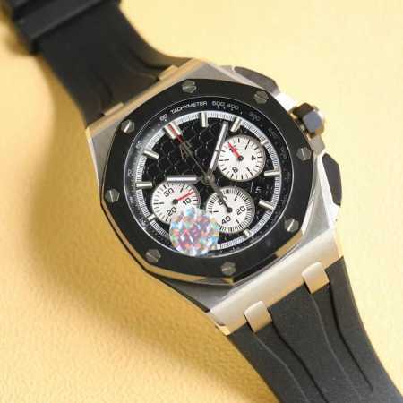 统一 Hbf 最新款爱彼 陶瓷圈口版本爱彼audemars Piguet 皇家橡树离岸型限量多功能计时机械腕表 尺寸44Mm17Mm 圈口 圈口是与原装一致采用 - 点击图像关闭