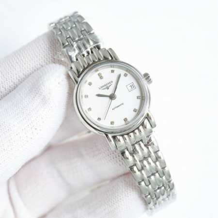 Sj出品 Longines／浪琴-瑰丽系列 Ln2 瑰丽机械女表。 表式：女士手表。 机芯型号：瑞士eta2671自动机械机芯 质量保障的核心 表売：316不锈 - 点击图像关闭