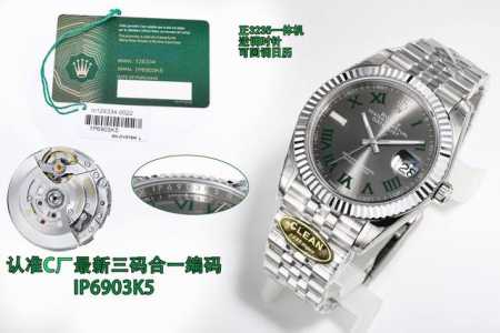 Sj出品 最新新品，最高性价比，Clean厂 C厂 劳力士 Rolex 日志系列 126334 Datejust 最新推出，Mk1 定制版三码合一，附带nfc感 - 点击图像关闭
