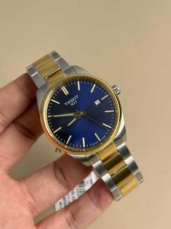 tissot 天梭 男士腕表 Pr100系列 参考价格 人民币左右 40Mm表径 三针日历显示，瑞士进口机芯 走时精准 、精钢表带表壳、蓝宝石玻璃镜窗 耐磨耐刮 - 点击图像关闭