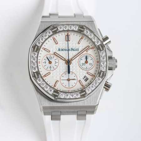 Sj出品 Zpf新品 Ap 爱彼 Audemars Piguet 计时机械腕表 37Mm 1. 壳套按照原装开模 区分市场不对版 Ap5 2. 一体字面避免上下 - 点击图像关闭